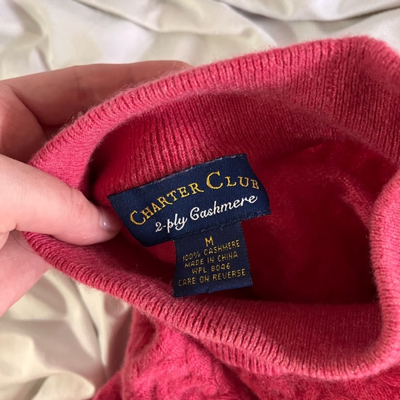 100% cashmere pink sweater - Picture 4 of 5